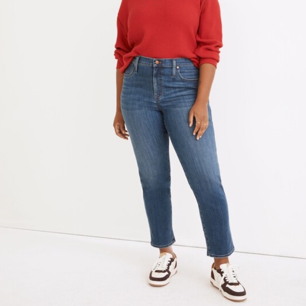 Madewell Mid-Rise Stovepipe Jeans in Leman Wash: TENCEL™ Denim Edition